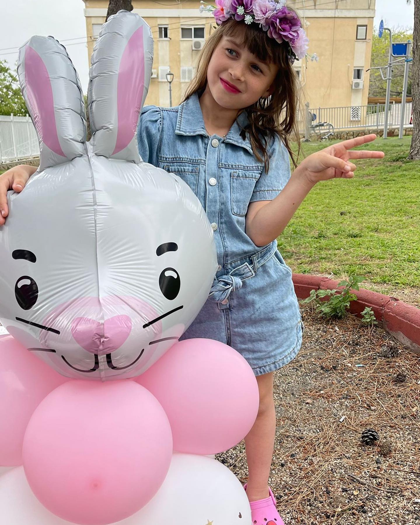 #עיצובבלונים #ארנב#יוםהולדתשמח🎉 💖🐰